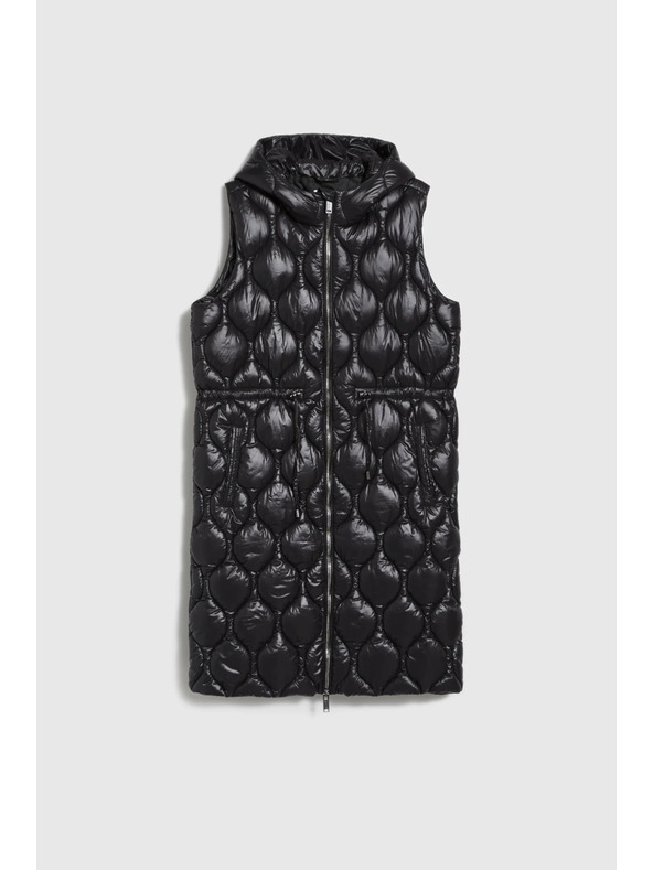 Moodo Prešívaná vesta čierna Moodo