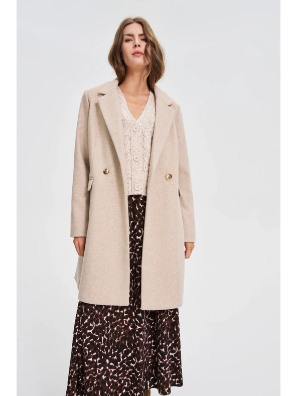 Moodo Kabát béžový Moodo