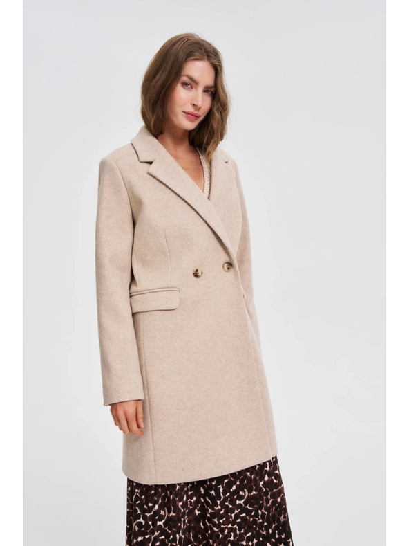 Moodo Kabát béžový Moodo