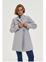 Moodo Krátky sivý kabát Moodo