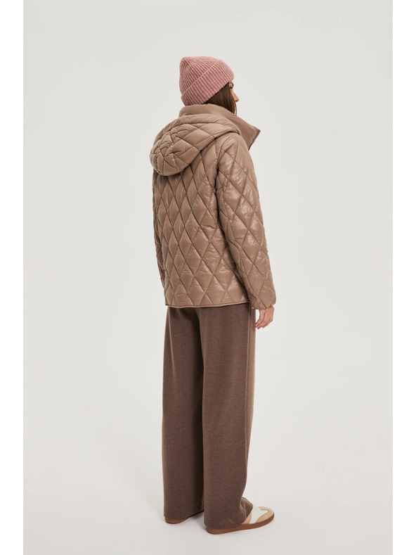 Moodo Prešívaná bunda béžová Moodo