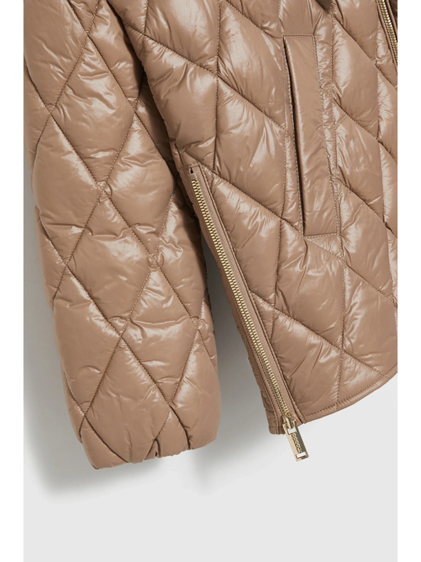 Moodo Prešívaná bunda béžová Moodo