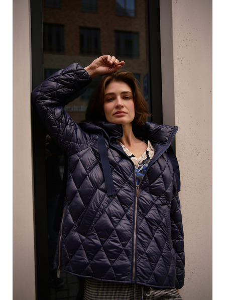 Moodo Prešívaná bunda tmavemodrá Moodo