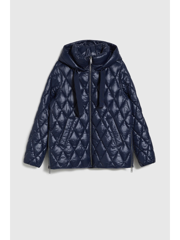 Moodo Prešívaná bunda tmavemodrá Moodo