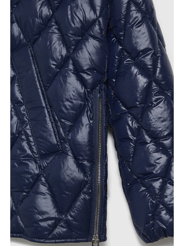 Moodo Prešívaná bunda tmavemodrá Moodo