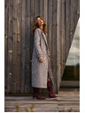 Moodo Dlhý kabát sivý Moodo