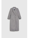 Moodo Dlhý kabát sivý Moodo