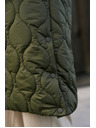 Moodo Prešívaná bunda zelená Moodo