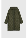 Moodo Prešívaná bunda zelená Moodo