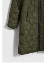 Moodo Prešívaná bunda zelená Moodo