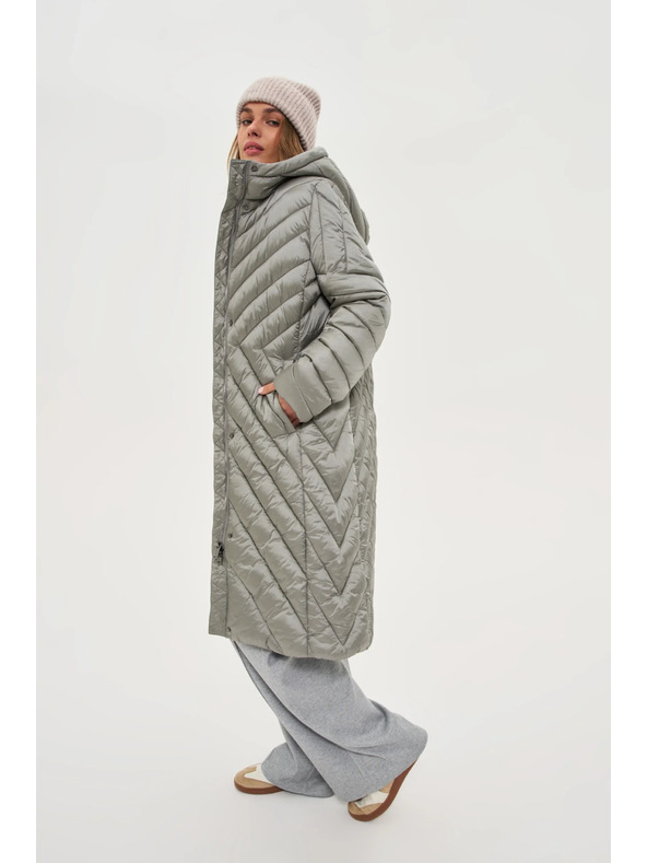 Moodo Dlhá bunda olivová Moodo