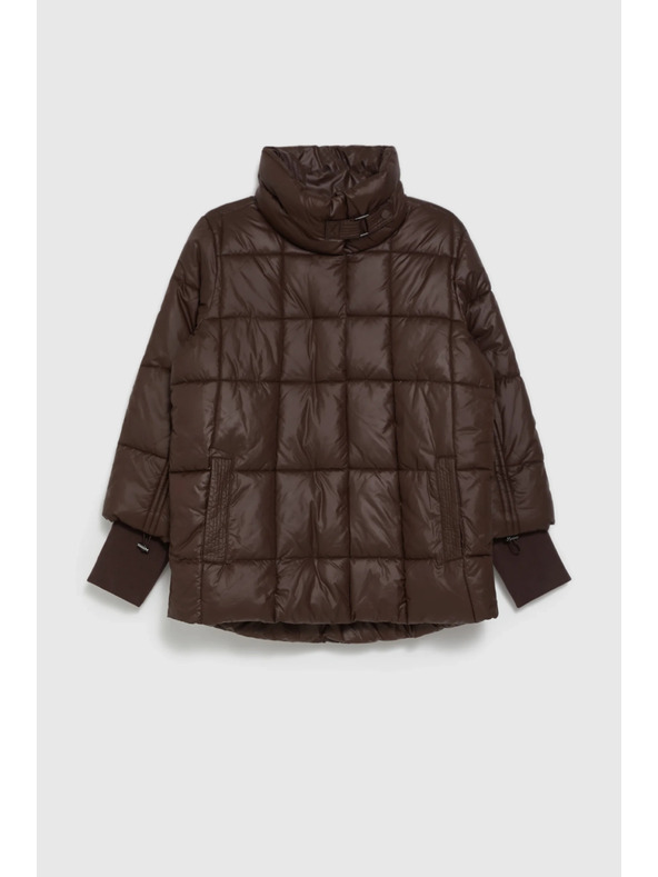 Moodo Prešívaná bunda hnedá Moodo