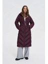 Moodo Bunda s páskom vínová Moodo