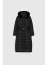 Moodo Dlhá bunda s kapucňou čierna Moodo