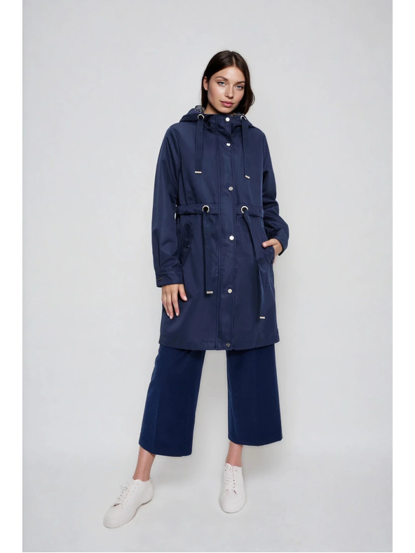 Moodo Tmavemodrá bunda parka Moodo