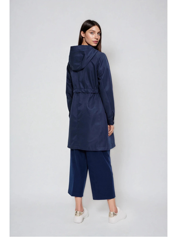 Moodo Tmavemodrá bunda parka Moodo