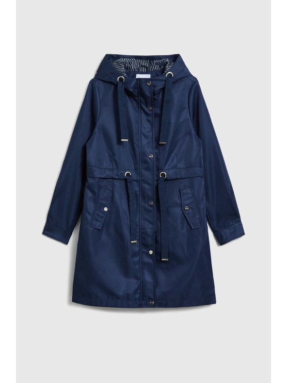 Moodo Tmavemodrá bunda parka Moodo