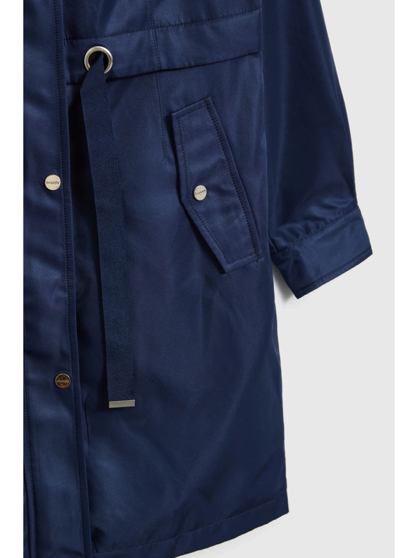 Moodo Tmavemodrá bunda parka Moodo