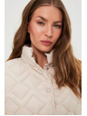 Moodo Prešívaná bunda béžová Moodo