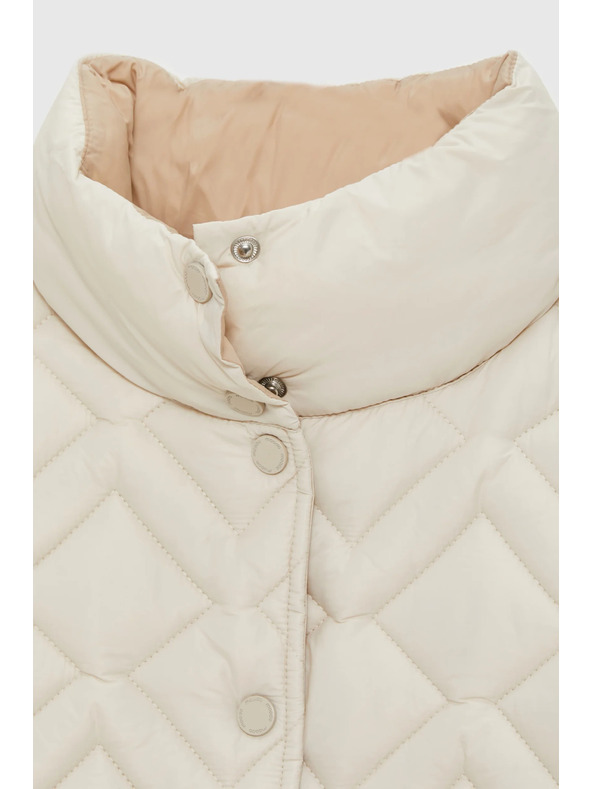 Moodo Prešívaná bunda béžová Moodo