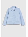 Moodo Krátka bunda svetlomodrá Moodo
