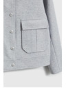 Moodo Krátka bunda sivá Moodo