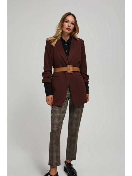 Moodo Tmavo béžový široký opasok Moodo