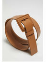 Moodo Tmavo béžový široký opasok Moodo