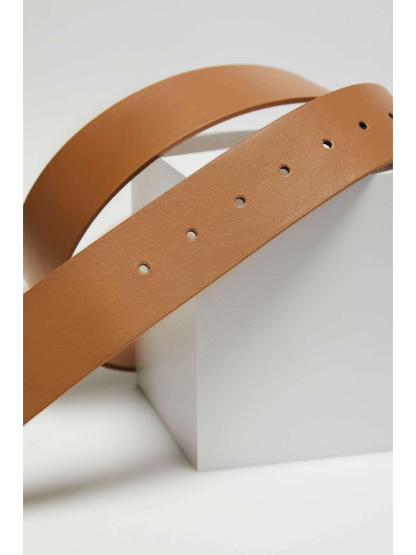 Moodo Tmavo béžový široký opasok Moodo