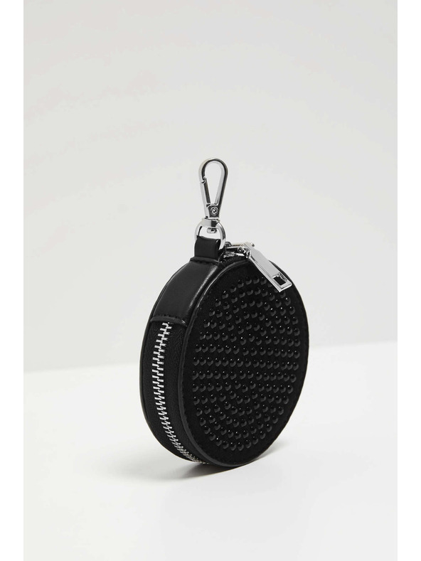 Moodo Čierna taška cez rameno so zipsom Moodo