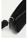 Moodo Čierna taška cez rameno so zipsom Moodo