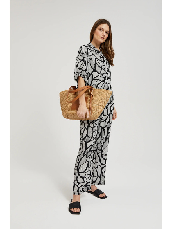 Moodo Veľká taška cez rameno hnedá Moodo