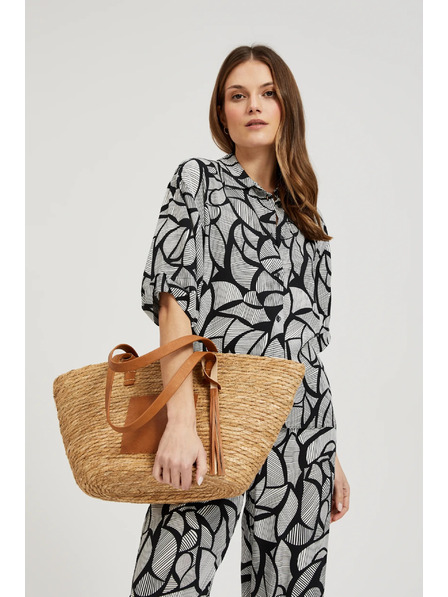 Moodo Veľká taška cez rameno hnedá Moodo