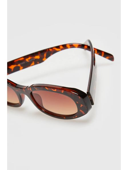 Moodo Úzke okuliare hnedé Moodo