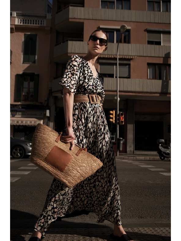 Moodo Úzke okuliare hnedé Moodo