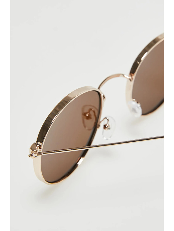 Moodo Okuliare s kovovými obrubami hnedé Moodo