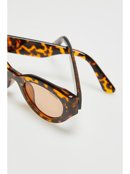 Moodo Okuliare s hrubými obrubami hnedé Moodo