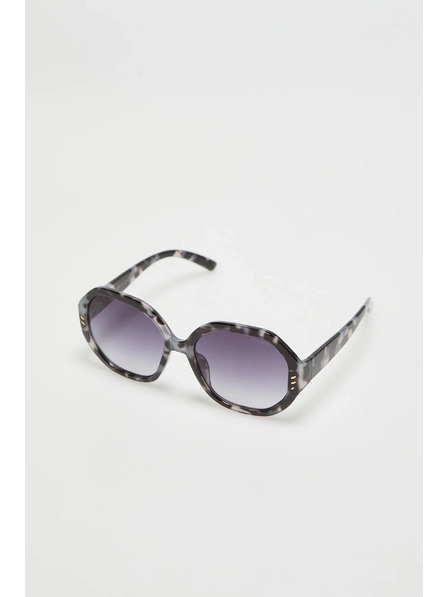 Moodo Okuliare s guľatými sklami sivé Moodo