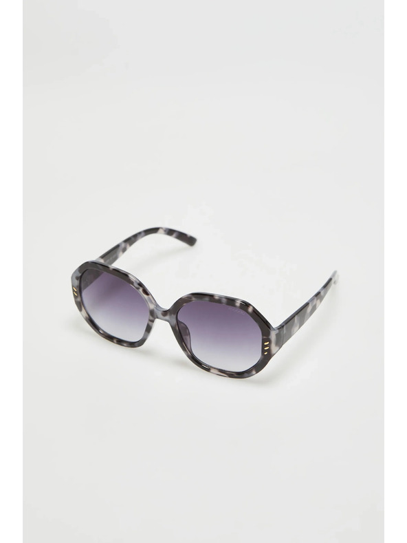 Moodo Okuliare s guľatými sklami sivé Moodo