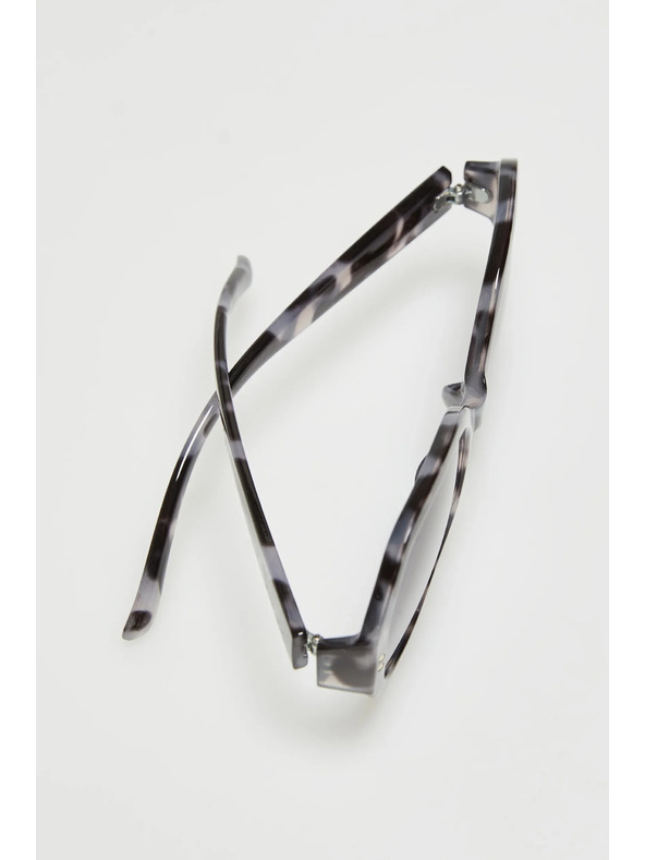 Moodo Okuliare s guľatými sklami sivé Moodo