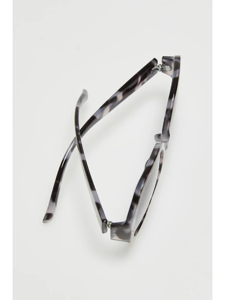 Moodo Okuliare s guľatými sklami sivé Moodo