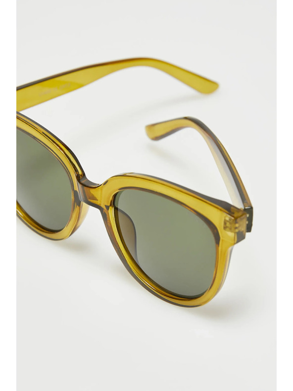 Moodo Dámske okuliare s plastovými obrubami khaki Moodo