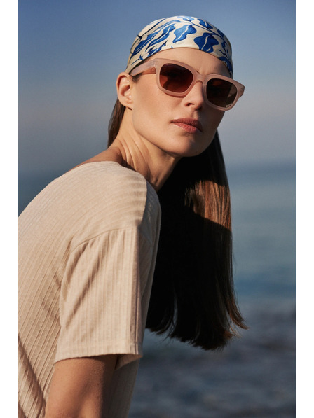 Moodo Úzke okuliare ružové Moodo