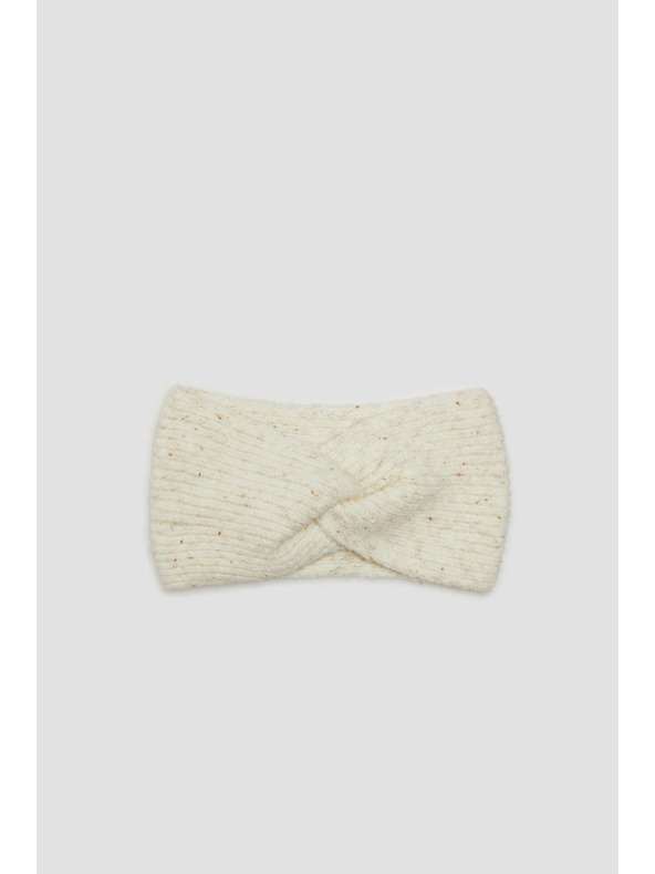 Moodo Teplá čelenka do vlasov piesková Moodo