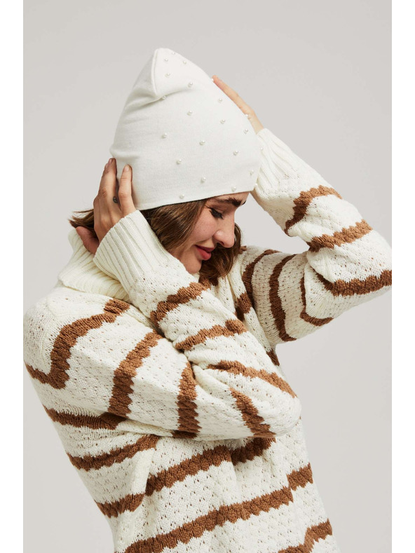 Moodo Čiapka s ozdobnými korálkami Moodo