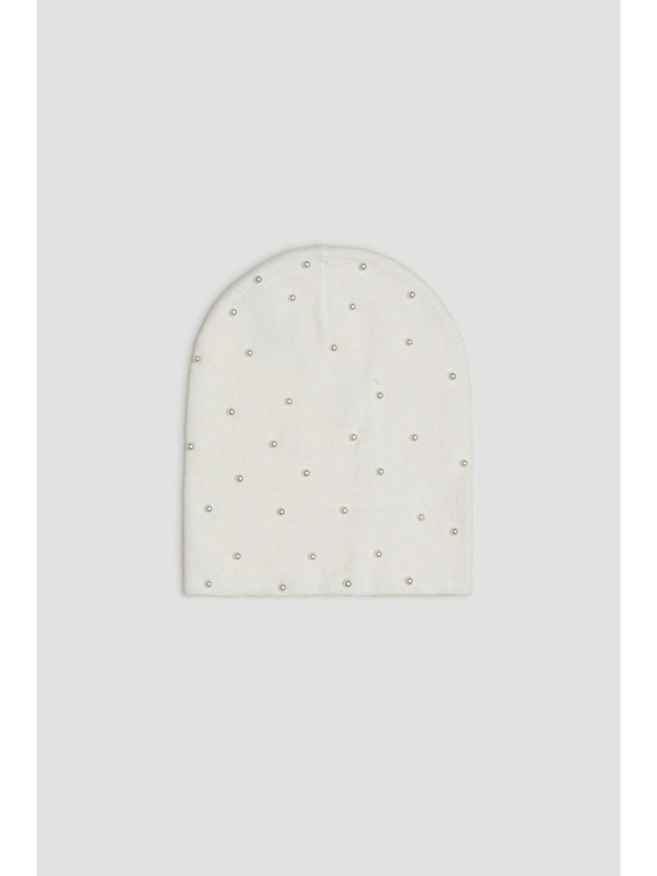 Moodo Čiapka s ozdobnými korálkami Moodo