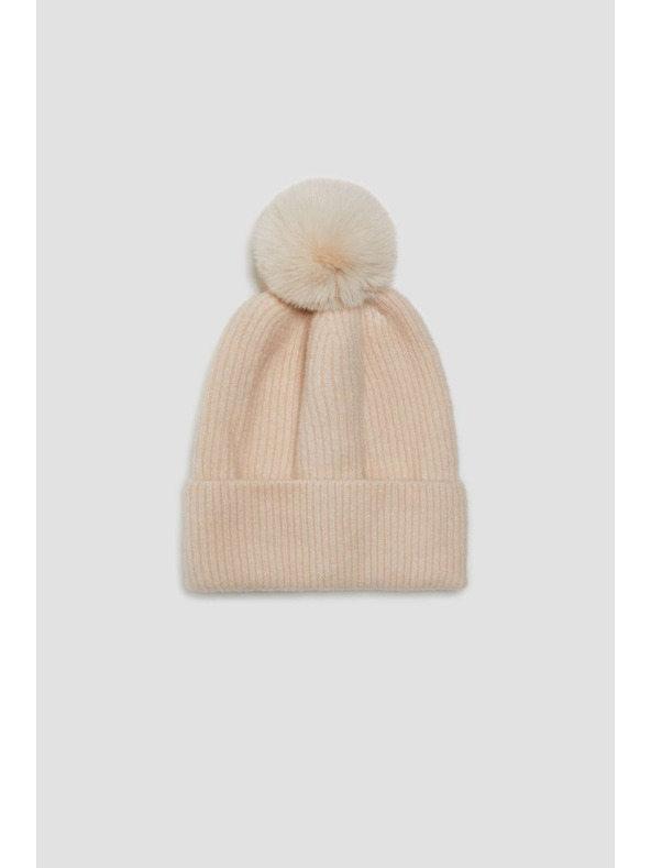 Moodo Čiapka s brmbolcom púdrovo ružová Moodo