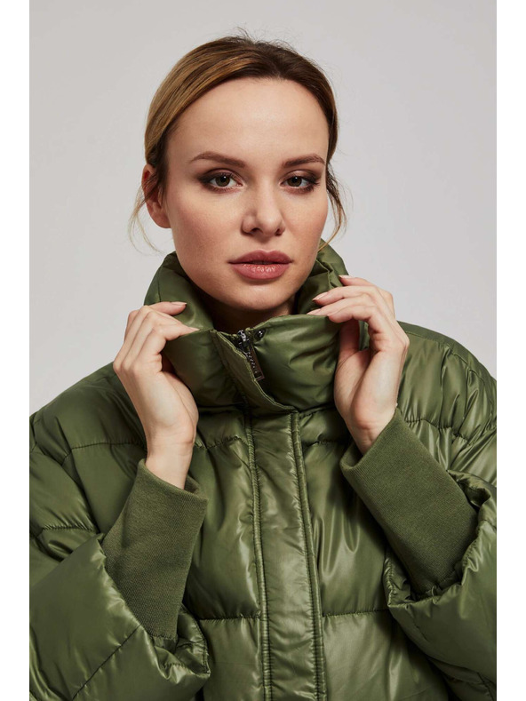 Moodo Krátka bunda s golierom Moodo