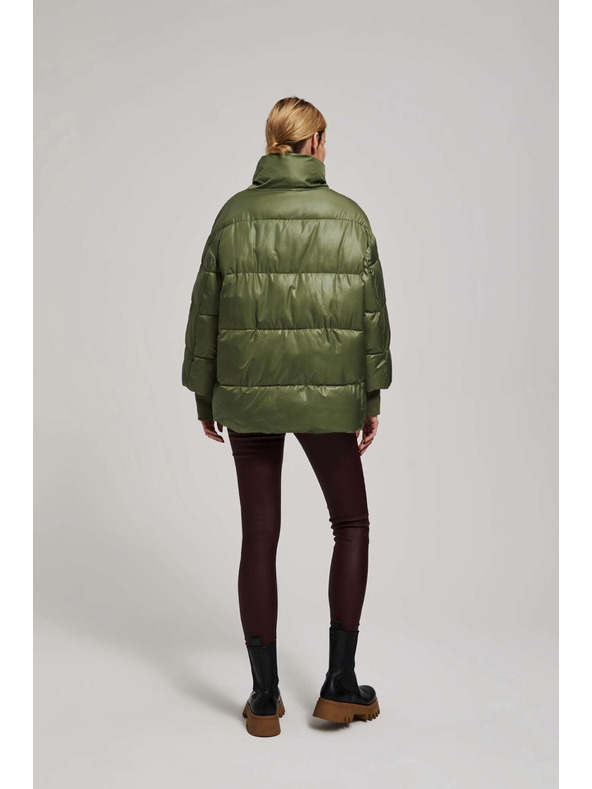 Moodo Krátka bunda s golierom Moodo