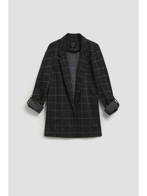 Moodo Sako s kockami a vyhrnutými rukávmi Moodo